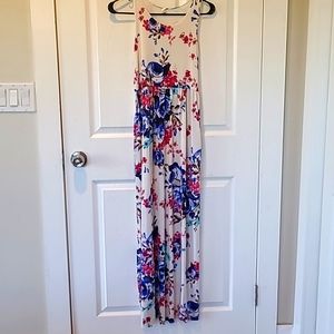 Floral maternity dress